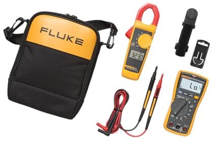 Fluke 117 Multimeter für Elektriker, Electrician Multimeter and Clamp Meter Combo Kit, 1