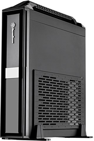 SilverStone Technology Mini-ITX Slim Small Form Factor Computer Case with Handle ML08B-H