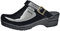 Sanita | Freya Mule Clog | Original Handmade Flexible Leather Clog for Women | Anatomical Shaped Footbed with Soft Foam | Heel Strap | Black | 5 UK
