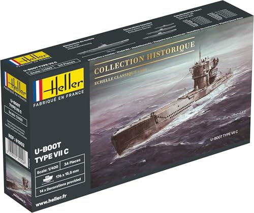 Heller 81002 Modellbausatz U-Boot Typ VII C