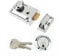 Yale B-77-CH-CH-60 - Traditional Nightlatch - 60mm - Chrome Finish - Standard Security