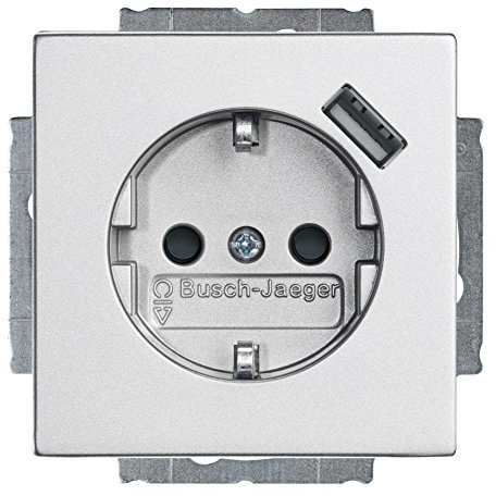 Busch-Jaeger 20EUCBUSB-83 Schuko USB-Steckdose Future Linear