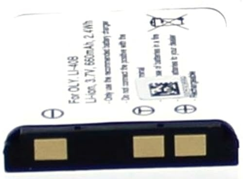 AGI 89593 Li-Ion 660 mAh 3,7 V Akku wiederaufladbar – Akkus (660 mAh,-Ionen (LiIon), 3,7 V, schwarz, weiß)