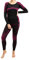 Gomati Damen Thermo Unterwäsche Set Seamless Funktionswäsche schnelltrocknend - Pink L-XL