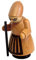 Rudolphs Schatzkiste Miniaturfigur Holzfigur Hexe Höhe=5,5cm NEU Seiffen Erzgebirge Dekoration Holzfiguren Weihnachten Fensterschmuck Spielzeug Deko Weihnachtsfigur