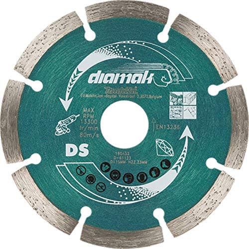 Makita D-61139 Diamak Segmented Rim, Multi-Colour