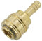 Fittingstore - Druckluftkupplung NW 7,2 mit Schlauchtülle Standard Schnellkupplung (Messing - 13 mm)
