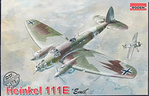 Roden 027 Modellbausatz He-111E ''Emil'', Mittel, Weiß