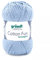 Gründl Cotton Fun Strickgarn/ Häkelgarn (weiches Garn aus 100% Baumwolle , OEKO-TEX zertifiziert, 50 g/115 m, Nadelstärke: 3-4, 1 Knäuel á 50 g), babyblau
