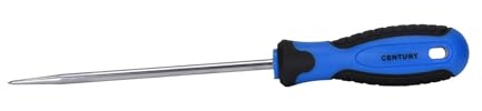 Century Drill & Tool 72181 Scratch Awl, 6 Chrome Vanadium Steel, Precision Marking, Comfort Grip Handle, Durable & Ergonomic Hand Tool