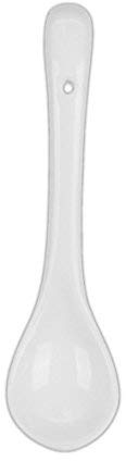 Holst Porzellan KPL 111 Löffel 11 cm geschwungene Form, weiß, 6 Einheiten