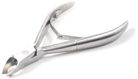 blueINOX Nagelhautzange – Edelstahl-Zange 10 cm mit 5 mm Schnittkante für präzise Nagelhautpflege