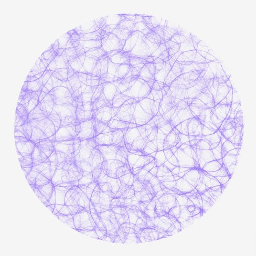 Sizoweb Formen - Platzsets - Tischsets - Dekounterlagen - 12 Stück - 64K (Sizoweb Kreis, Lavendel)