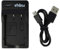 vhbw USB Ladegerät Ladekabel kompatibel mit Kamera Sanyo Xacti DMX-HD1000, HD1000, HD1010, HD2000, TH1, VPC-E1090, VPC-E760, VPC-E860.