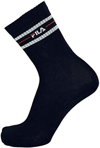 FILA Unisex F9630 Uni Socken, Schwarz, 39-42 EU