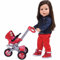 The New York Doll Collection Tschüss Baby Buggy Rot Buggy (Puppenwagen) zusammen mit Babypuppe (18 Zoll Puppe Nicht im Lieferumfang enthalten) für 18 Zoll / 46cm Puppen - Puppenwagen - Puppenzubehör