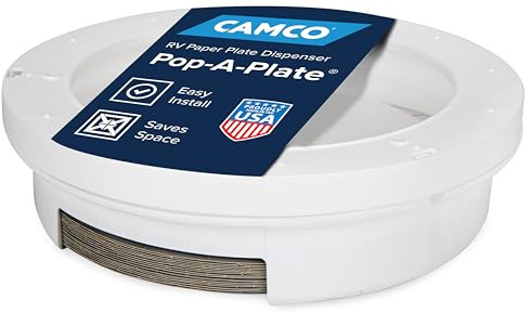 Camco 57001 Pop-A-Plate (Blanc)