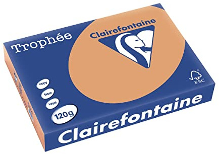 Unbekannt Clairalfa 1244C Universal-Papier Trophee, A4, 120 g/qm Camel