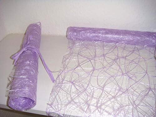 HKT Home Deco Sizoweb, lila, Flieder, Tischband, Tischläufer, Tischdecke, Vlies, Deko, 150cm lang, 30cm breit