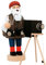 KWO Olbernhau Räuchermann Fotograf, 19 cm, Mehrfarbig