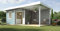 weka Designhaus 213 B Gr.1, 5-Eck, grau, 28 mm, ET, F, Anbau 300 cm