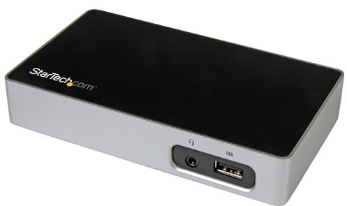 StarTech.com 4K DisplayPort Docking Station for Laptops / USB 3.0 / Universal Laptop Docking Station / 4K Ultra HD Doc (USB3VDOCK4DP)