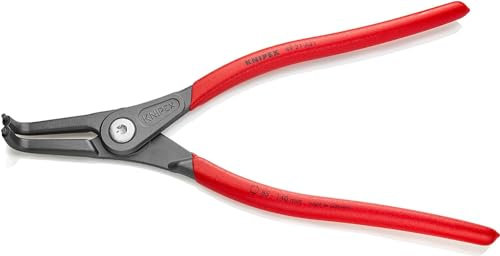 KNIPEX Pince de précision pour Circlips DIN 5254 B - Arbre: 85-140mm - Pointes: 3,2mm; Coudées à 90° -Longueur : 305 mm - Très Résistante en Usage Continu - 49 21 A41