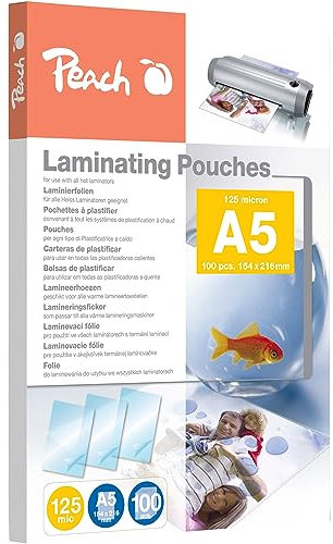 Peach Laminierfolien A5 125mic glänzend PP525-03 100PK