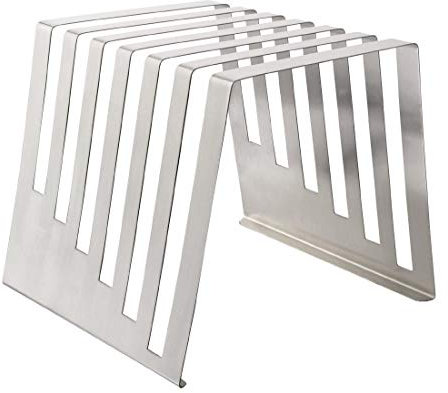 Hygiplas Chopping Board Rack Made of Stainless Steel with Six Slots