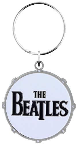 All Metal Die-Cut Drum Logo Keyring
