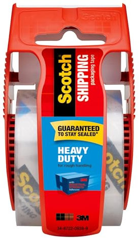 2X800 Clear Scotch Packaging Tape Dispenser 142