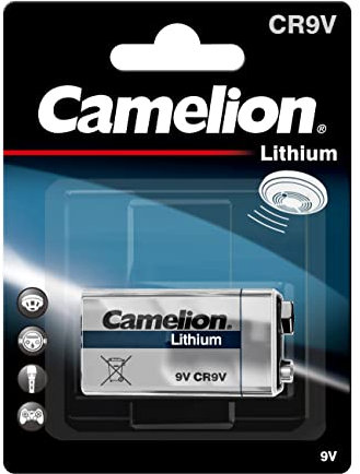 Pile bloc 9 V lithium Camelion 19000122 1200 mAh 9 V 1 pc(s)