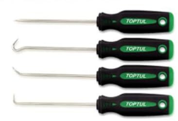 TOPTUL Mini-Haken und Krallengreifer Satz 4 Stück