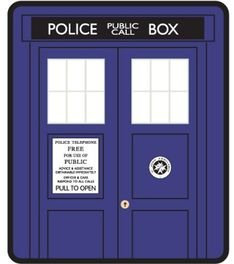 DOCTOR WHO Classic Tardis Super Plush Silk Touch Decke Überwurf