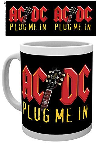 GB Eye AC/DC Plug Me In Tasse, verschiedene