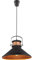 Luxoriöse 1-flg Pendel Hänge Lampe Kupfer Schwarz Lobby Globo LICATA 15226
