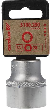 CAROLUS 5180.280 Steckschlüsseleinsatz 1/2 Spline 28 mm, 1 Stück