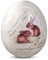 Formano 784421 Deko-Ei stehend 10 cm Frohe Ostern aus feinem, glasiertem Steingut gefertigt