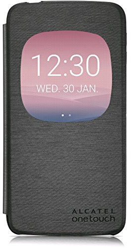 Alcatel - G6045-3AALAFG - Aero Etui à rabat pour Alcatel One Touch Idol3 5,5 Gris foncé