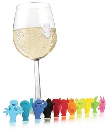 Vacu Vin Glass Markers Party People - Set of 12