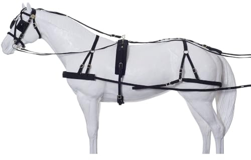 Tough 1 Herculean Nylon Driving Harness Black Adju