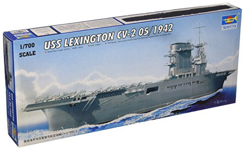 Maquette bateau : Porte-avions USS CV-2 Lexington 1942