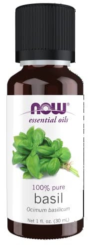 NOW Olio Essenziale Di Basilico Puro Al 100% - 30 ml