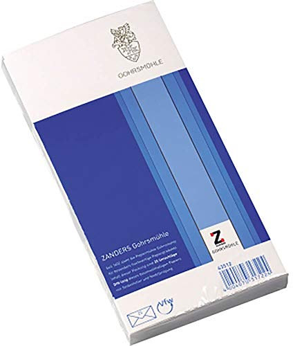 Briefumschläge Gohrsmühle Din-Lang (110 mm x 220 mm), 25 Stück, ohne Fenster, matt, weiß – für Besondere Ansprüche 43512 Dvd+r 4.7 GB dl