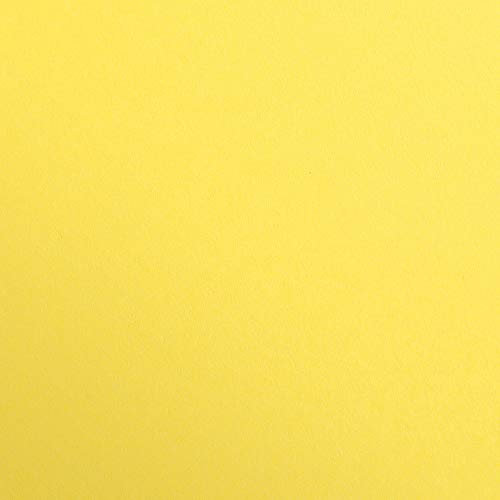 Clairefontaine 97454C Fotokarton Pack, 25 Bögen Premium, Din A4, 21 x 29.7 cm, 300 g, zitronengelb