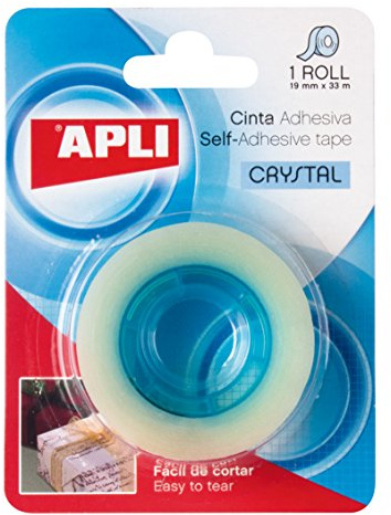 Apli A011167 Klebeband Cristal, 19 x 33 cm