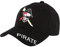 Divers Cap Baseball Schwarz Pirat – Unisex Gr. Einheitsgröße, schwarz