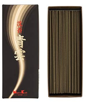 NIPPON Kodo Jinkoh spezielle Aloe Seiun Räucherstäbchen 15 x 8 x 3 cm schwarz