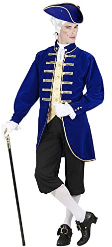 W WIDMANN MILANO Party Fashion - Costume de noble vénitien | Avec veste, gilet, jabot et pantalon, costume baroque pour le carnaval et les bals masqués vénitiens