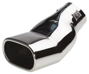 Simoni Racing Auspuffblende Rechteckig Edelstahl - 117x68xL190mm - Anschluß ->63mm